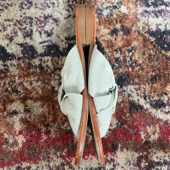 Soludos Chambray Knotted Slide Sandal - Picture 3 of 8